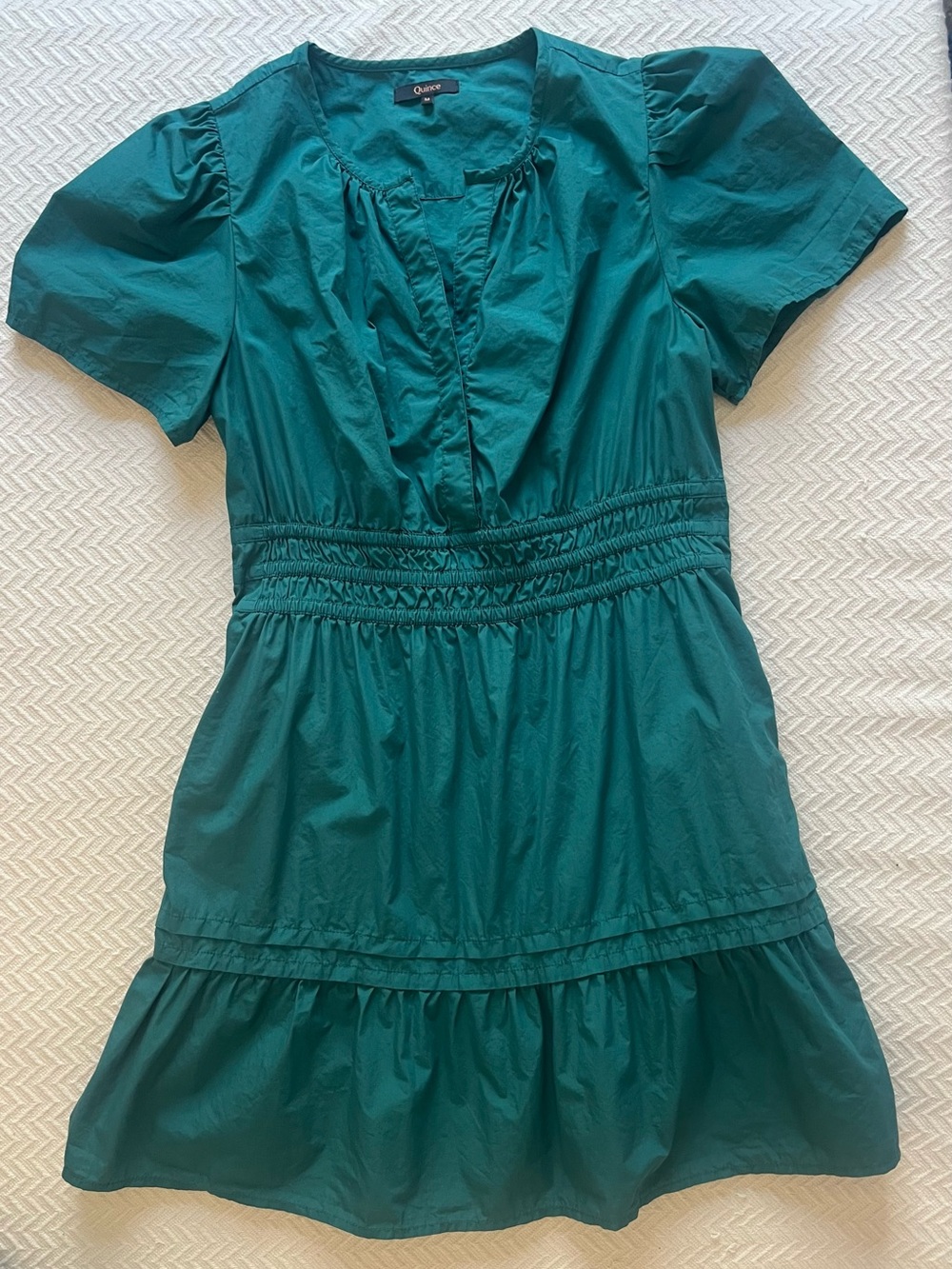 Quince Organic Cotton Mini Dress